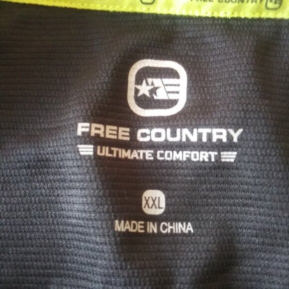 Free Country Ultimate Comfort Men's size XXL gray and black Top - Picture 11 of 16